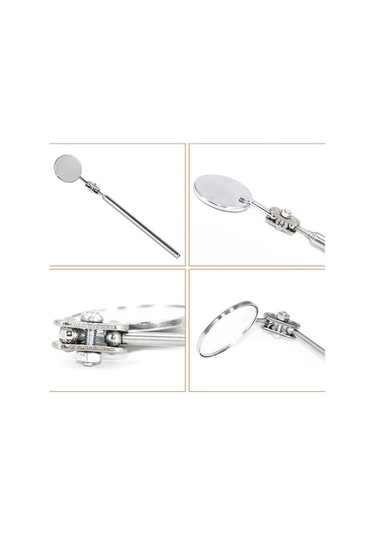 Ebitda Araba Tamir Aynası, Gümüş 30mm, Katlanır, Kaynak Şasi Muayene, Uzunluk Uzatılabilir