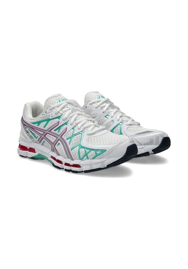 Asics Gel-kayano 20 Unisex White/guava Sneakers 1203a388-105 Asics Gel-kayano 20 Unisex White/guava Sneakers 1203a388-105