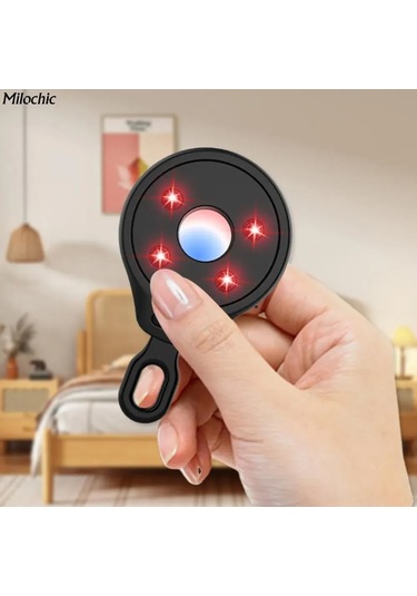 Mufunye Otel Gizli Kamera Tespit Cihazı - İnfrafed Teknoloji İle Gizlilik Koruma, Siyah