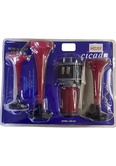 Carub 3 Borulu Havalı Korna Motorlu