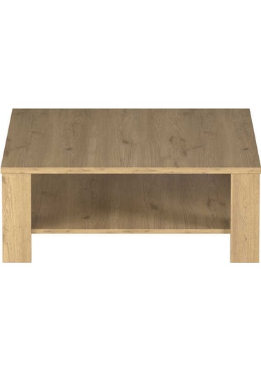 New Line Kare Orta Sehpa - Florida Meşe 90x42x90 Cm Kahverengi