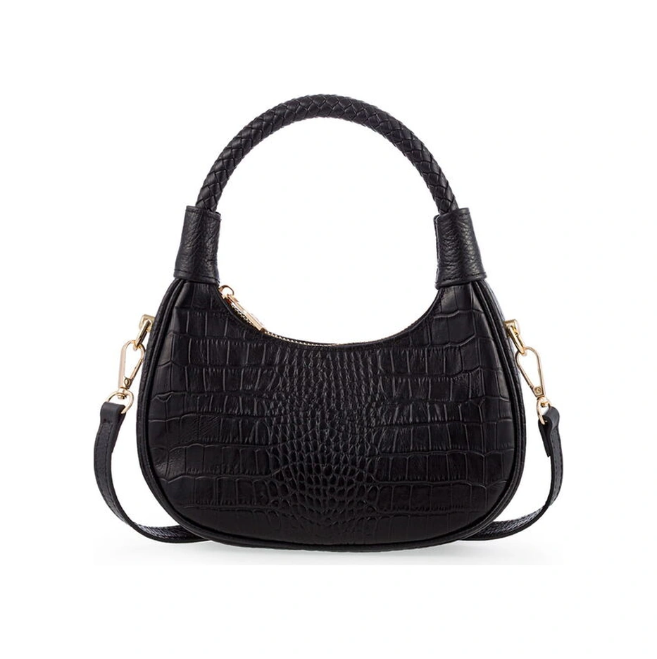 Bilik Deri Mini Siyah Kadın El Çantası Blm 7560-kr Siyah