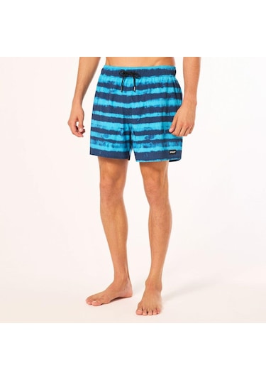 Oakley Blur Strıpes Rc 16" Beachshort Erkek Şort Oak.foa405398-oak.9zm Mavi