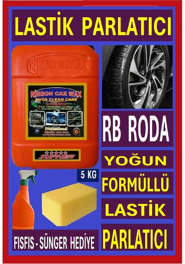 Rb Roda Lastik Parlatıcı - Siyahlaştırıcı Cila 5 Kg