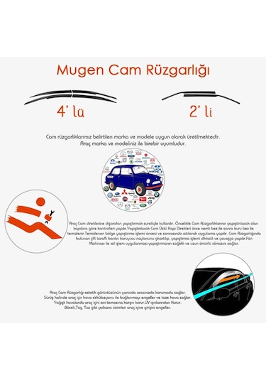 Sunplex Sp-S-81 Ford Transit 2002-2013 Sport Style Cam Rüzgarlığı