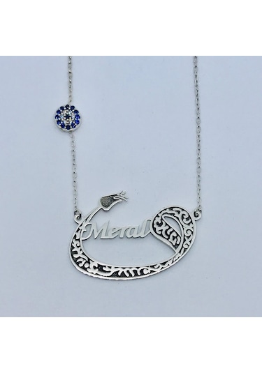 Gümüş Isimli Vav Kolye 453198448