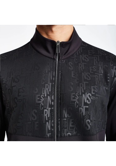 Lescon Erkek Fermuarlı Sweatshirt 24n-1135 24ntel001135 Siyah