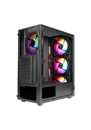 Zeiron Z-Master X100 4x120 MM RGB Fanlı Oyuncu Kasası