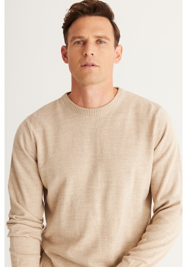 Altinyildiz Classics Erkek Bej Standart Fit Normal Kesim Bisiklet Yaka Triko 4A4923100001BEJXXL Bej Altinyildiz Classics Erkek Bej Standart Fit Normal Kesim Bisiklet Yaka Triko 4A4923100001BEJXXL Bej