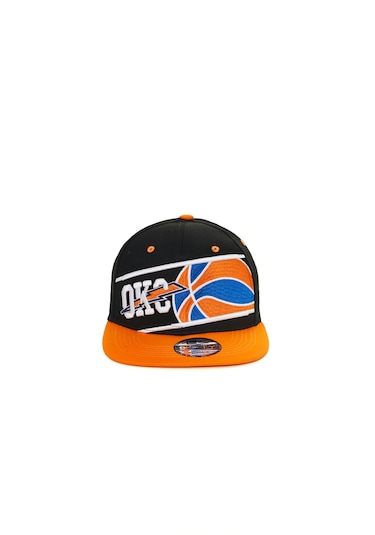 Berellini Oklahoma City Hip-hop Şapka Özel Kolleksiyon Siyah - Turuncu