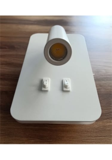 Noas 3 7 Watt Anahtarlı Beyaz Kasa Gün Işığı Ronda Led Aplik Beyaz