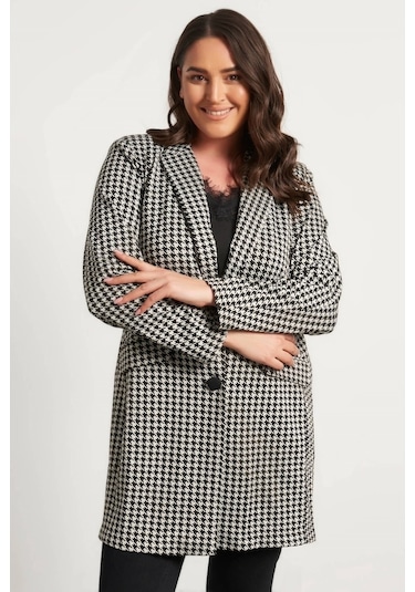 Astarsız Örme Uzun Ceket (532244936)