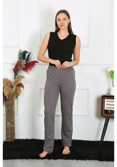 Akbeniz Kadın Pamuklu Tek Alt Pijama 27525-vizon Vizon