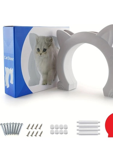 Willowhaven Beyaz Ekstra Büyük Xl Kedi Kapısı Kolay Kurulum 4 Yönlü Kilit