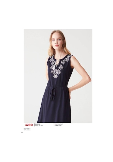 Mod Collection 3290 Kolsuz Kadın Elbise