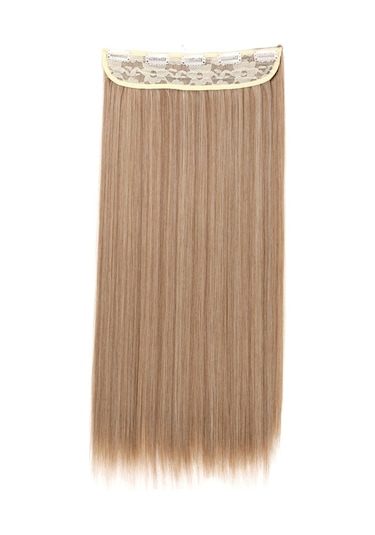 Mufunye Doğal Görünümlü 23.6 İnç Düz Saç Uzatma, Yüksek Kaliteli Matt Fiber, Rahat Ve Güvenli Klipsler