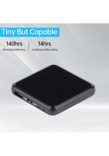 Singree Küçük Ve Güçlü 16gb Ses Kaydedici - 140 Saat Kayıt, 20m Menzil, Şarj Edilebilir