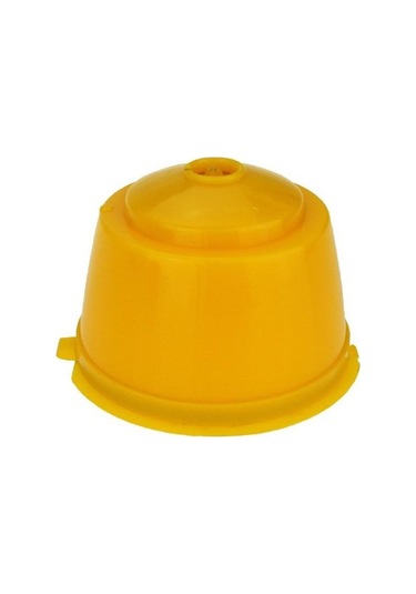 Sarı 3 Parça Kahve Filtre Bardakları Yeniden Kullanılabilir Kahve Kapsülü Filtreleri Doldurulabilir Yeniden Kullanılabilir Kahve Kapsül Bardakları