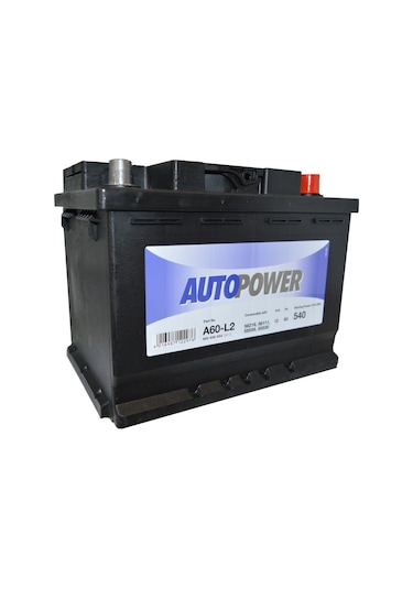 Autopower 12V 60 Ah 540 En (Varta Üretimi) Akü