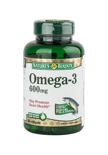 Nature'S Bounty Omega 3 600  MG 90 Softgel