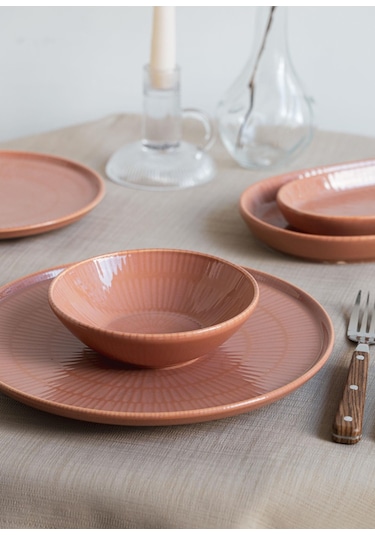 The Mia Noon Kase 6lı Set Somon 15 Cm