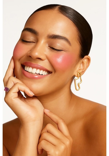 Alix Avien Yoğun Pigmentli E Vitaminli Mat Bitişli Kremsi Likit Allık - Liquid Blusher 04 Pinkish Terracotta