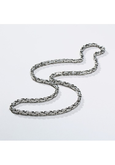 Yaba 60 Cm 316l Paslanmaz Çelik Gümüş Renk Erkek Zincir Kolye ...
