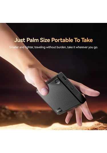 Essager Manyetik Güç Bankası 10000mah 20w Hızlı Şarj Taşınabilir Kablosuz Şarj Cihazı Siyah