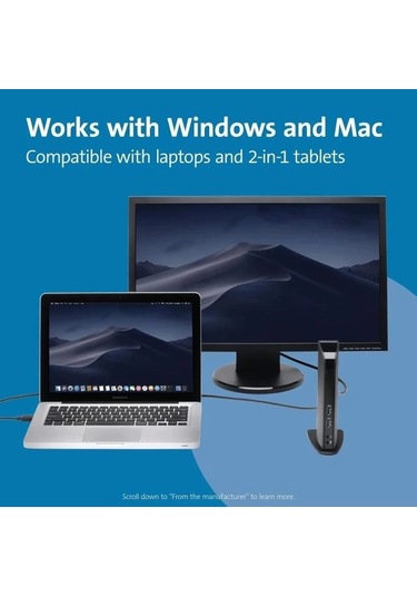 Kensington Usb 3.0 Çift Ekran Bağlantı İstasyonu K33972us Dual Display