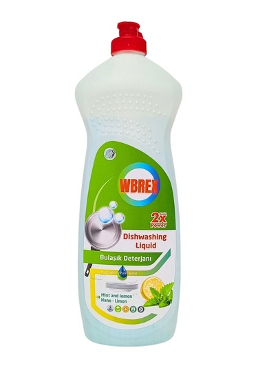 Wbrex Nane Limon Kokulu Bulaşık Deterjanı 5 x 650 ML