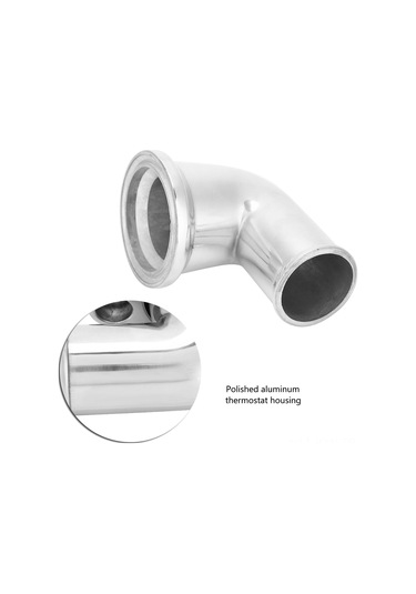 Kosona Chevrolet Motorları İçin 90 Derece Pürüzsüz Metal Su Borusu Bağlantısı - Dönen Kollü Ve Tam Dichteli Sb Bb 265-502 Uyumlu