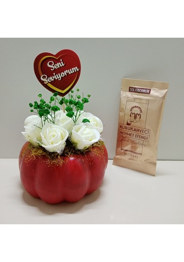 Neolife Seni Seviyorum Yazılı Yapay Çiçek