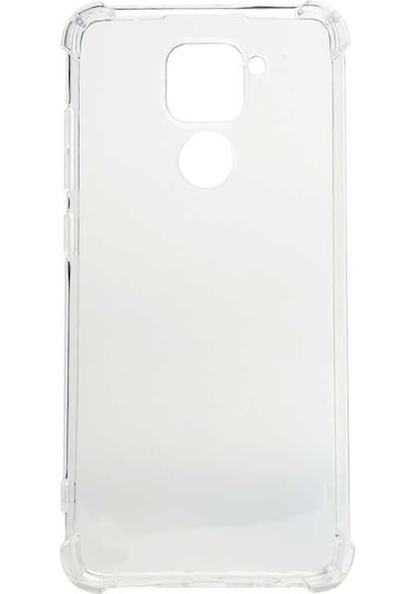 Xiaomi Redmi Note 9 Kılıf Zore Kamera Korumalı Nitro Anti Shock Silikon Renksiz
