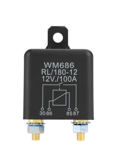 Yaozixa 12v 100a Akü Kontrol Rölüsü - 4 Pinli Normal Açık Tip, Toz Koruma Ve Kararlı Performanslı Otomobil Başlangıç Rölüsü