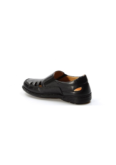 Fast Step Hakiki Deri Ortopedik Erkek Klasik Sandalet 662ma118kt 001