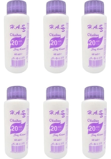 H.A.S Oksidan Peroksit 20 Volüm %6 60 Ml X 6 (476726542)