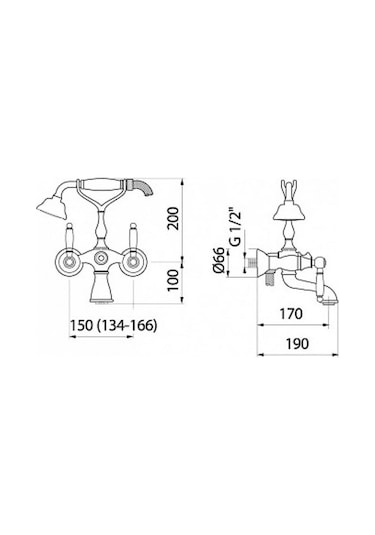 İtalyan Webert Dorian Banyo Bataryası -1.5m Spi Ral Hortum-el Duşu Seti Ve Askisı Dahi L Altın Krom