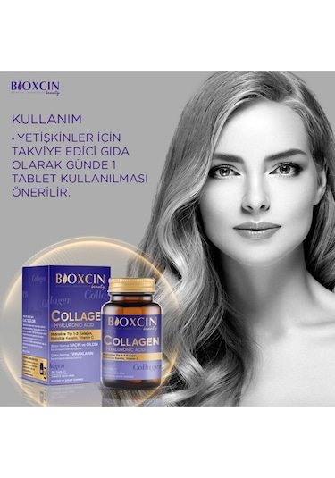 Bioxcin Beauty  Collagen 30 Tablet - Tip1 Tip 3 Hidrolize Kolajen
