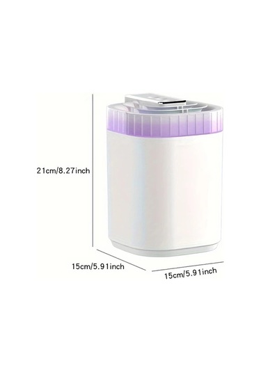 Techbloom 101 44oz Büyük Kapasiteli Beyaz Ev Tipi Masaüstü Nemlendirici Çok Fonksiyonlu Atomizer