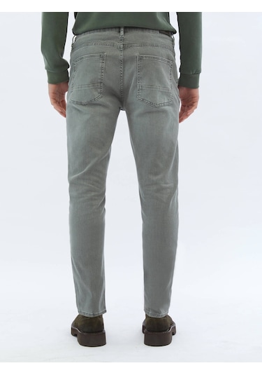 Vizon Slim Fit Denim Pamuk Karışımlı Pantolon 4287244 Vizon