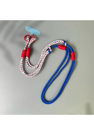 Elmpaly Üçlü Fonksiyonlu Royal Blue Telefon Tasmağı Klipsli Güvenli Pratik Taşıma