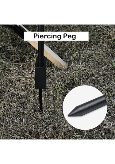 Yuntech01 Kamp Aydınlatması İçin Taşınabilir Katlanır Alüminyum Lamba Sehpası, Mavi Mavi