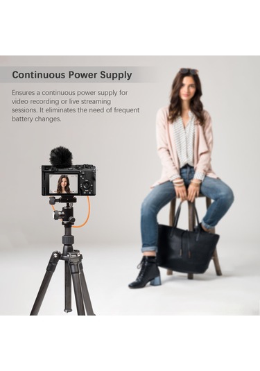 Gajeena Zgcıne Np-fz100 Type-c Taklit Pil, 8v 2a Regüle Çıkış, Sony A7/a9/a1/fx3/a6600 Ve Diğer Modeller İçin 60cm Kablolu Simülasyon Bataryası