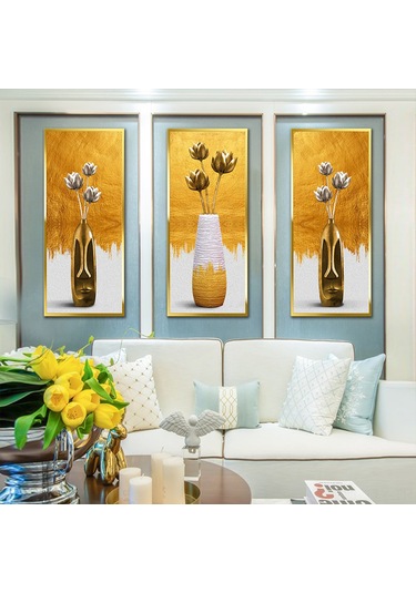 Dianziye 3d Yeşil Bitki Duvar Sticker, Vinil Materyal, Su Geçirmez, Kolay Yapıştır, Pencere-kapı-cam Uygulanabilir, 30x30cm, 3 Adet Paket Çok Renkli