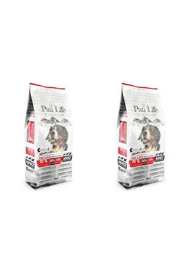 Patilife Yüksek Proteinli Köpek Kuru Maması 15 Kg 2 Adet