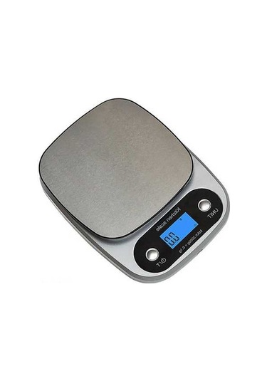 Fortunelane Yüksek Hassasiyetli 3kg Şarj Edilebilir Terazi, 0.3g Hata, 9 Ölçüm Birimi, Gümüş, Usb Çalışır Çok Renkli