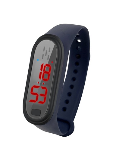 Yaozixa Akıllı Sıcaklık Ölçer Ve Ultrasonik Sivrisinek Kovucu Bileklik - 3 Modlu, Usb Şarjlı Mavi