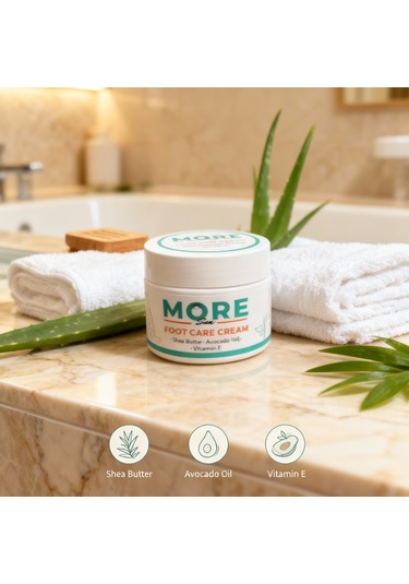 Moresun Foot Care Cream Ayak Topuk Bakım Kremi 3'lü