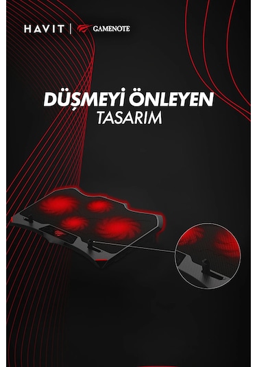 Havit Gamenote F2081 Cooling Pad Rgb Gaming Laptop Soğutucu - 2 B