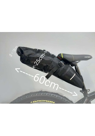 Procycle Pc-550 Sele Altı Heybe Çanta Bikepacking Siyah